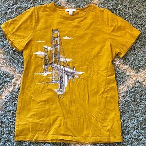 Youth L yellow Burberry tee